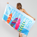 Women Printed Beach Towel
