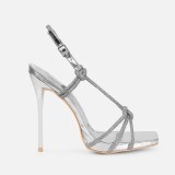 Spring Summer luxury sexy winding high-heeled sandals women's sandals and slippers heels