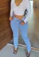 Women's Bandage Slim Fit Denim Ladies Long Pants