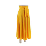 Women's Solid Casual Long Skirt