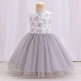 Girls Dress Infant One-year-old Dress Skirt Vest Mesh Skirt 0-5 Years Old Princess Dress Tutu Skirt