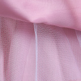 Summer v-neck shawl lacemesh tutu skirt six one piano performance clothing