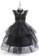 American drama Wednesday Adams family comedy cos costume Halloween black dress cosplay costume
