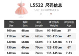 Children's princess dress with puff sleeves one-year-old dress tutu dress girl children's dress