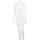 Autumn fashion women's sexy two-piece suit wind trend skirt set