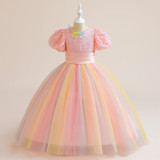 Girls Trendy Dresses Little Girls Mesh Skirt Girls' Skirts Baby Princess Dresses Children's Mesh Tutu Skirts