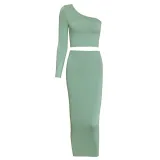 Autumn fashion women's sexy two-piece suit wind trend skirt set