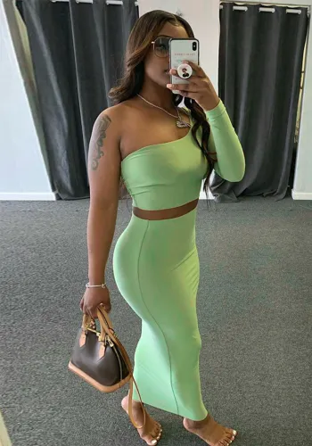 Autumn fashion women's sexy two-piece suit wind trend skirt set