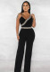 Summer Casual Ladies Women's Straps V-neck Jumpsuit