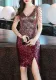 Women Sequined Formal Party Evening Dress