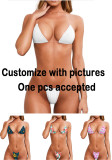 Custom Photo Bikini Women's Bikini Two Pieces Swimwear
