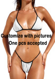 Custom Bikini Top Bottom Women's Bikini Two Pieces Swimwear