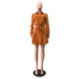 Autumn Women'S Fashion Shirt Pleated Skirt Office Ladies Workwear Suit
