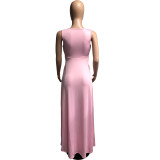 Women's Sexy Casual Wind Sleeveless V-Neck Dress