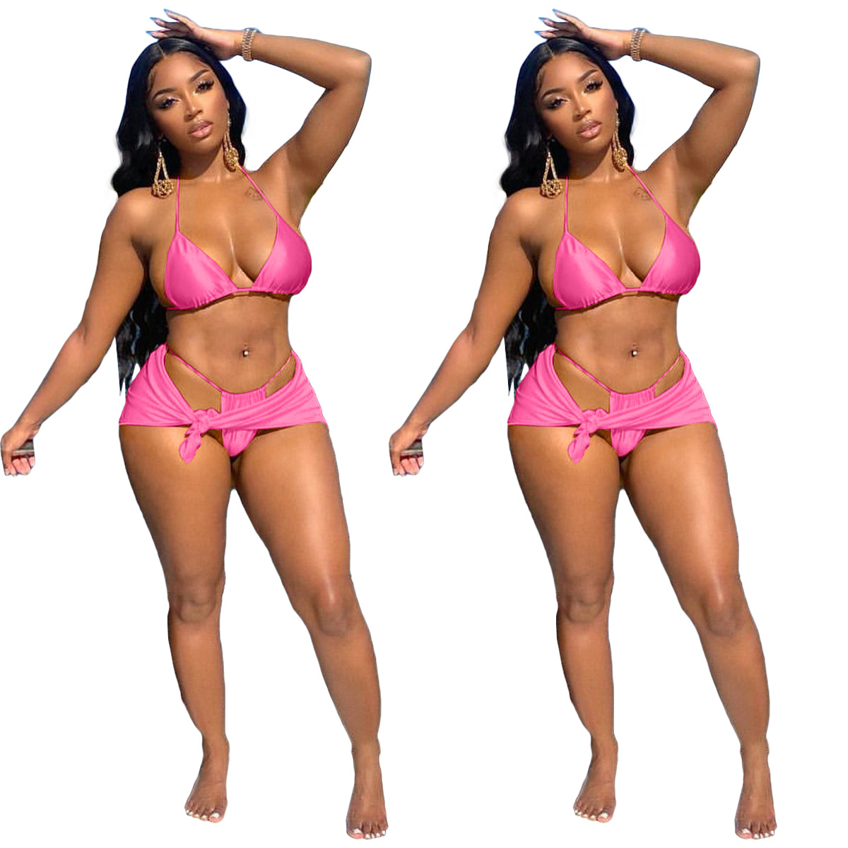 Sexy Halter Neck Push Up Bikini Set Underwire Two Piece Swimsuit For Women,  Summer Beachwear In Various Colors From Nan01, $12.02