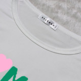 Round Neck Casual Letter Printing Sensation Short Sleeve T-Shirt Women's Trendy Top