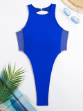Women's Solid Color Sexy One-Piece Swimsuit