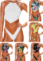 Custom Face Bathing Suit Women's Bikini Two Pieces Swimwear