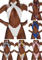 Custom One Piece Swimsuit Women's Bikini One-Piece Swimwear