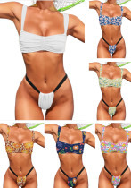 Tapas de silicona personalizadas Bikini para mujer Traje de baño de dos piezas