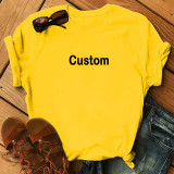 Customize holiday print t-shirt