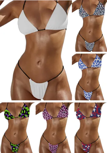 Custom Mens Swimwear Women's Plus Size Bikini Two Pieces Swimwear