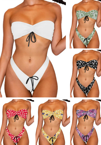 Costumi da bagno da competizione personalizzati Bikini da donna Costumi da bagno a due pezzi