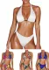Custom Bathing Suits with Face Women's Bikini Two Pieces Swimwear