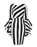Women's Stripe Plus Size Dress