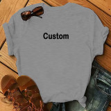 Customize holiday print t-shirt