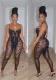 Women Sexy Irregular Mesh Jumpsuit