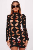 Vestido recortado sexy para mujer