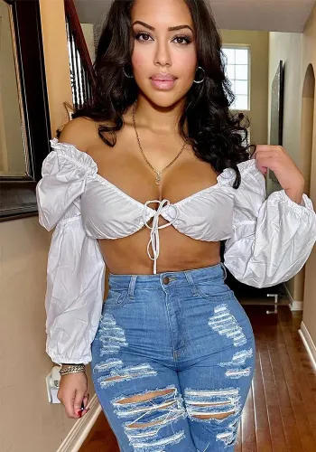 Women's Sexy Lace-Up Versatile Strapless Top