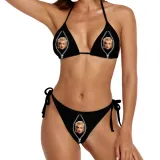customize your own face swimsuit sexy women two piece custom bikini design swimwear
