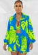 Women Fashion Long Sleeve Print Three-Piece