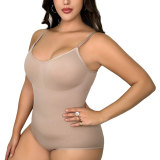 Body sin costuras para mujer, ropa interior elástica ajustada con forma de realce de glúteos y Control de barriga, corsé corporal