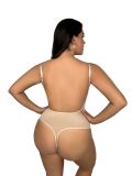 Seamless Body Shaper Tummy Control Butt Lift Plus Size Thong Corset Briefs Tight Fitting Corset