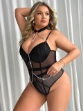 Plus Size Plus Size Sexy Nightdress Size Sexy See-Through Lingerie