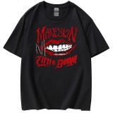 Camiseta Estampada Cuello Redondo Mujer