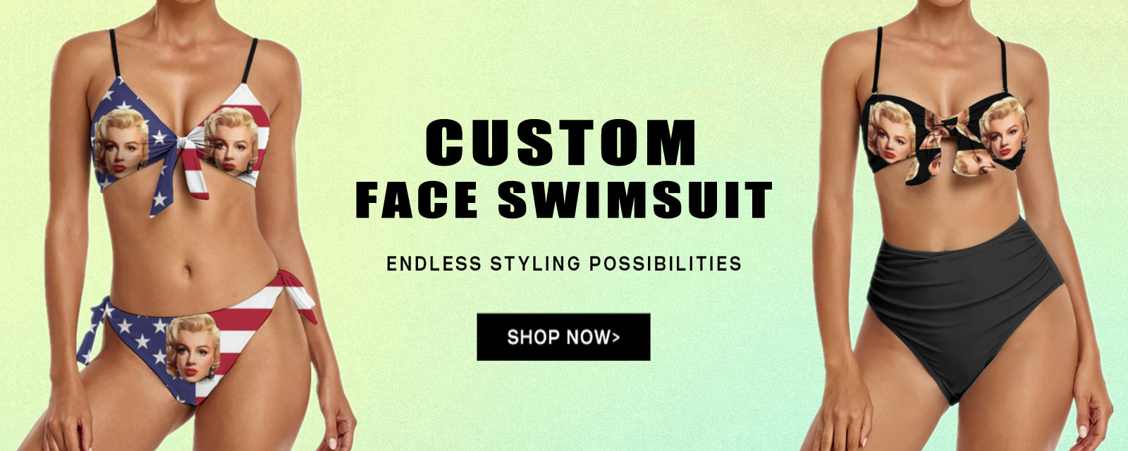 custom face swimsuit