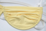 Летняя женская сексуальная плиссированная юбка на подтяжках + бюстгальтер