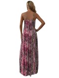 Spring Summer Women's Dress Ladies Trend Print Strap Dress