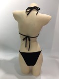 Bikini de dos piezas Protector solar Falda con cinturón en la parte superior Traje de baño de cuatro piezas sexy para mujer