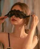 Ladies Sexy Accessories Sexy See-Through Lace Ribbon Fairy Lace-Up Eye Mask Sexy Lingerie