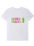 Women's Casual Style Short Sleeve Top Letter Print T-Shirt