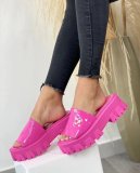 Summer Plus Size Women's Wedge Platform Sandals Fashion Slip-On Women's Shoes