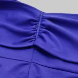 Chic Slit Slim Waist Mid Length Bodycon Gown Slim Women's Dress