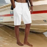 Men's Beach Casual Summer Stretch Drawstring Loose Pocket Shorts