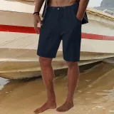 Men's Beach Casual Summer Stretch Drawstring Loose Pocket Shorts