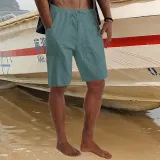 Men's Beach Casual Summer Stretch Drawstring Loose Pocket Shorts